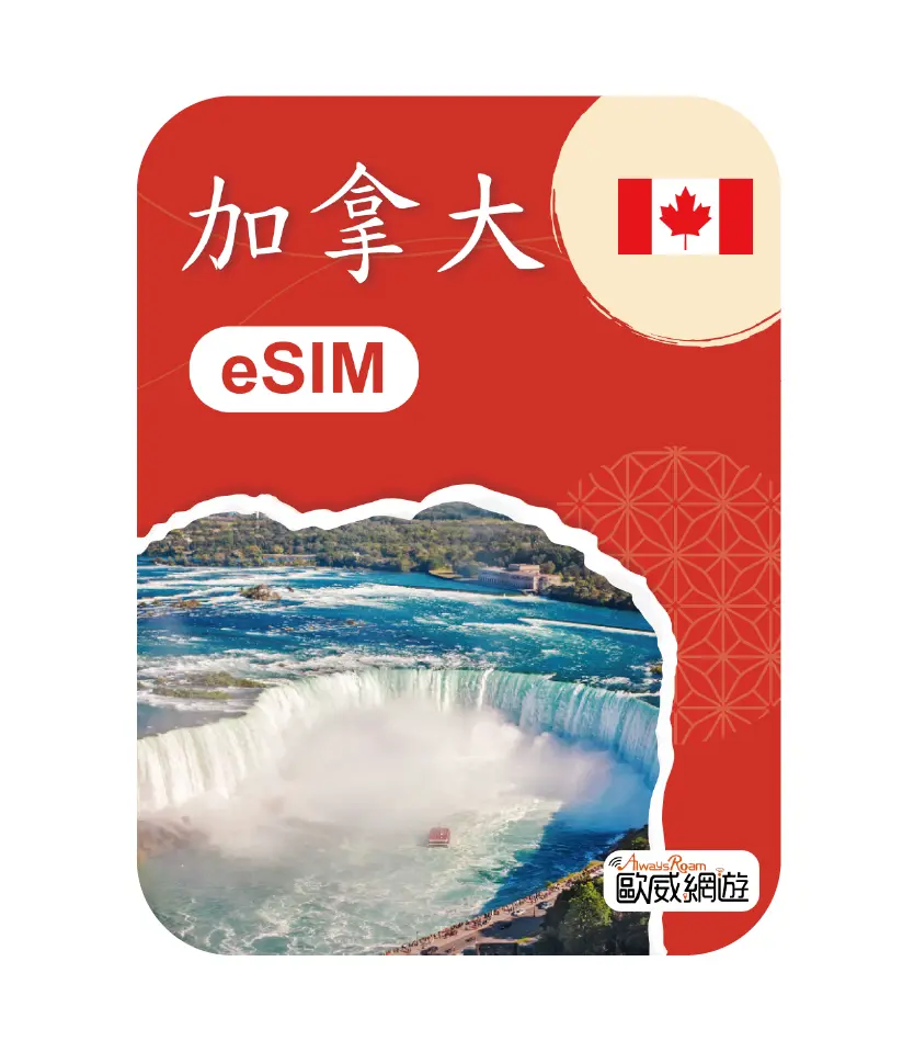 加拿大eSIM 示意圖
