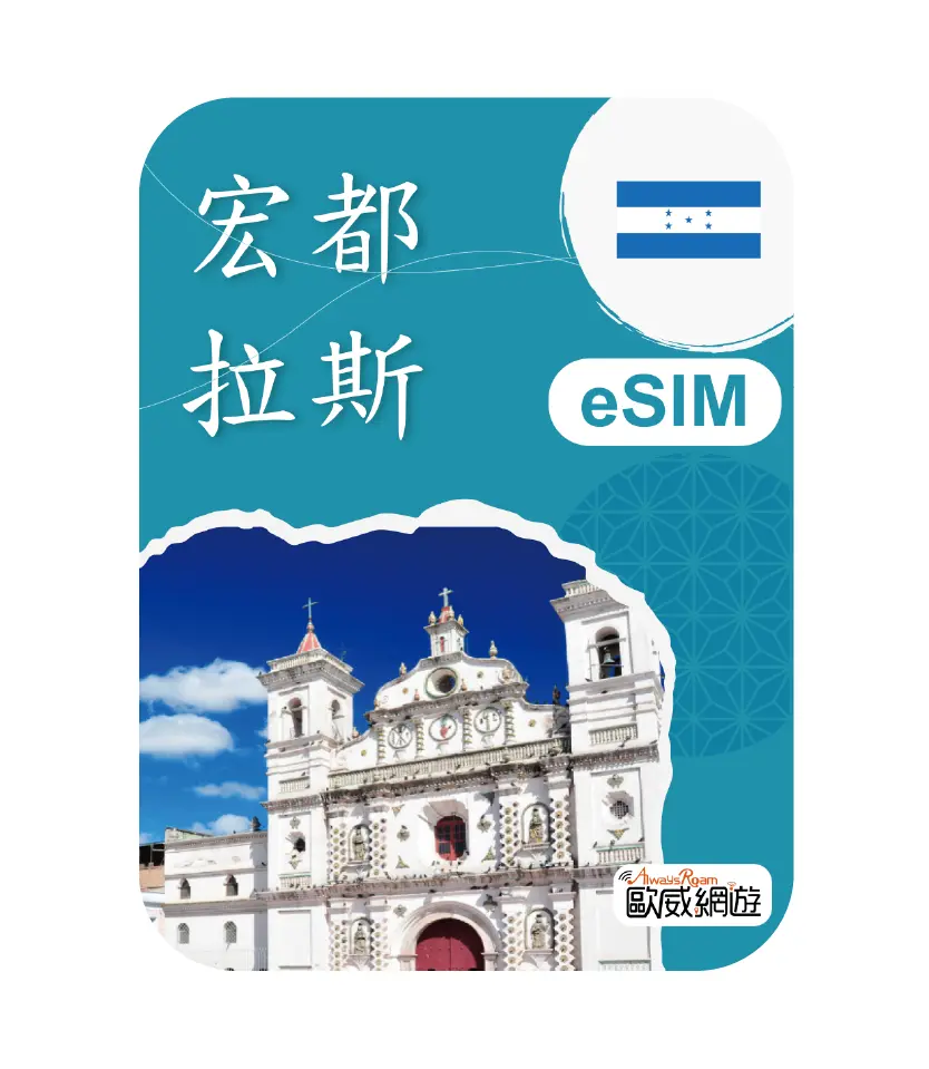 宏都拉斯eSIM 示意圖